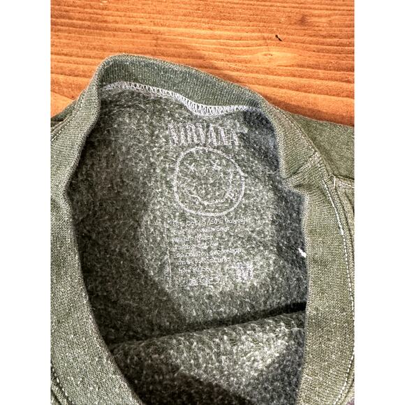 NIrvana Rock 90's Music Pullover Crewneck XXL Vintage Style Green Sweatshirt - Picture 4 of 7